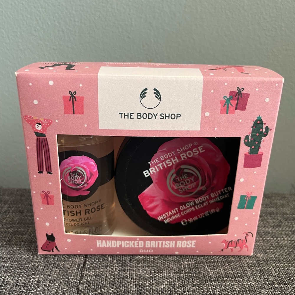 The Body Shop British Rose Shower Gel & Body Butter Duo 🌹